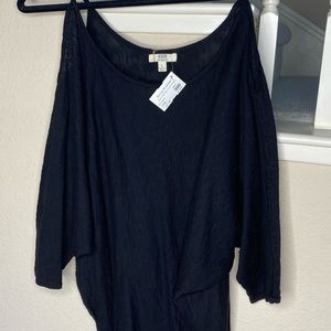 NWT 4 Our Dreamers women’s open shoulder top